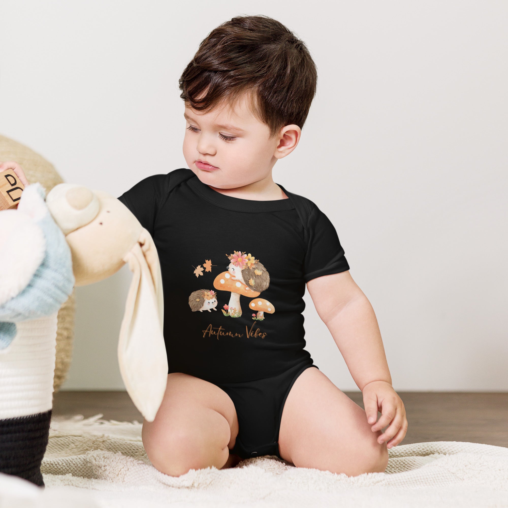 トップス Baby Short Sleeve Lap Onesie(70) Organic Cotton Baby Short Sleeve Bodysuit by Planet Baby – Planet Baby