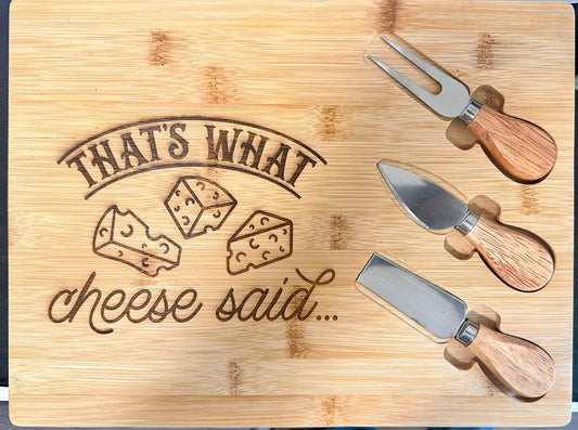 Cheese Lover's Cutting Board